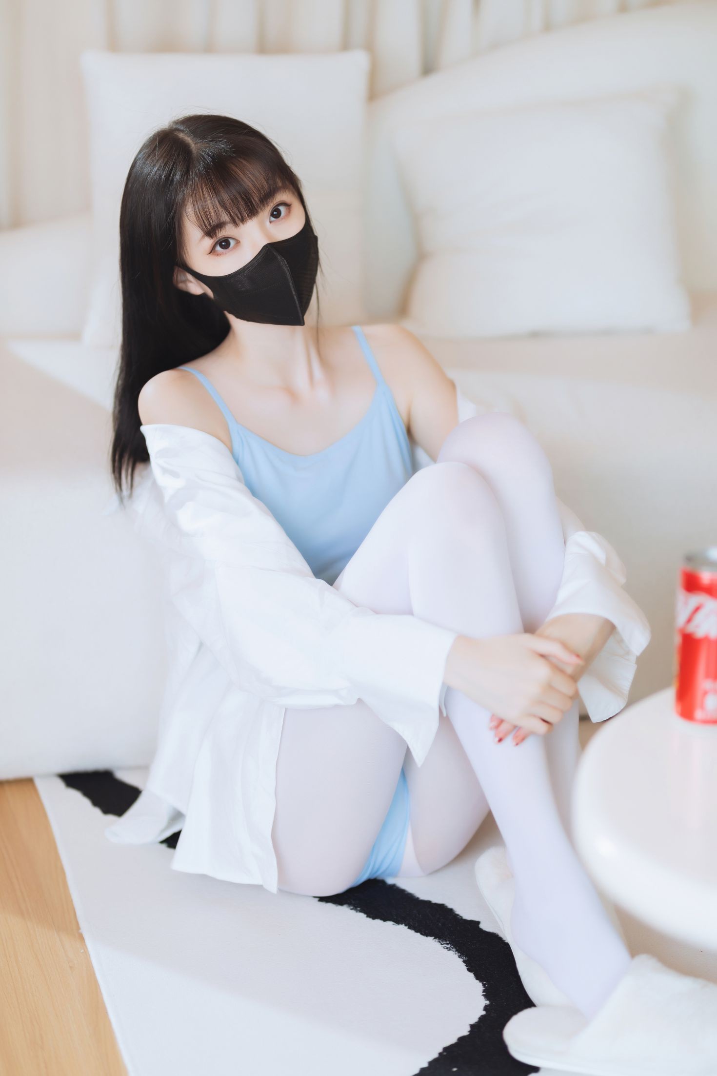 美女动漫博主叁月life性感Cosplay写真蓝色芭蕾 (34)