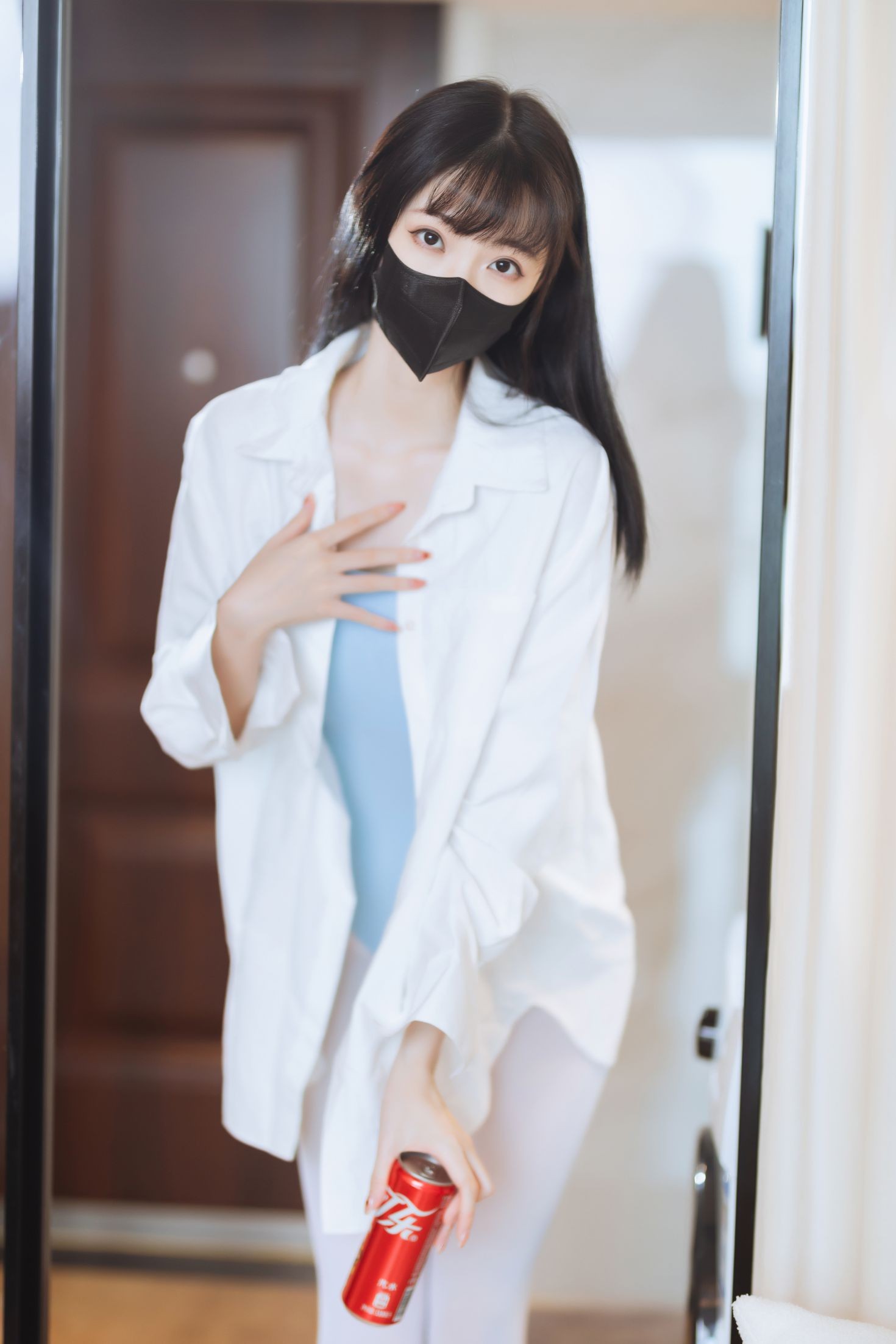 美女动漫博主叁月life性感Cosplay写真蓝色芭蕾 (38)