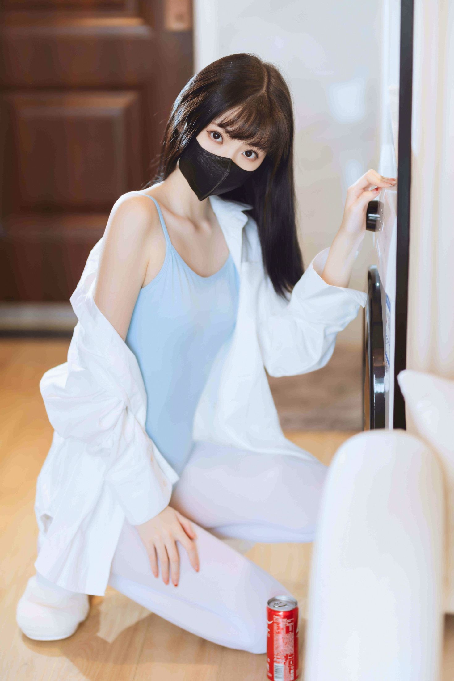 美女动漫博主叁月life性感Cosplay写真蓝色芭蕾 (36)