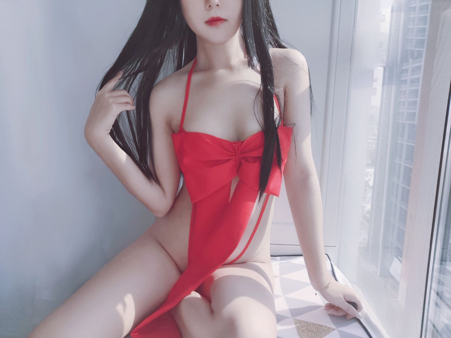 美女动漫博主eloise软软性感Cosplay写真蝴蝶结 (30)