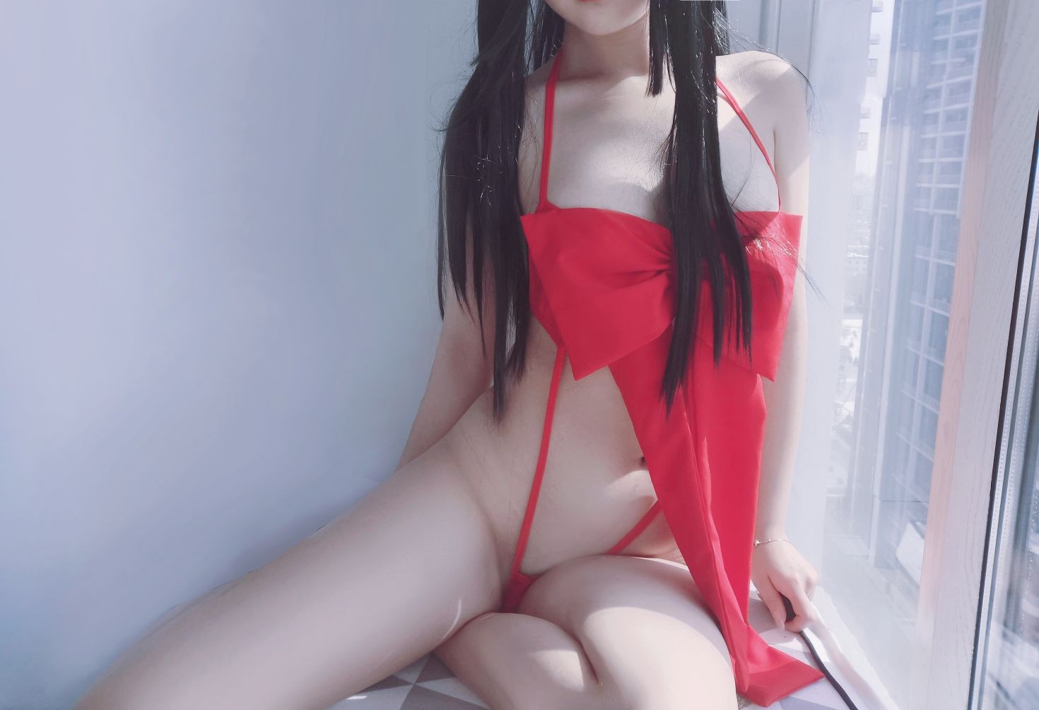 美女动漫博主eloise软软性感Cosplay写真蝴蝶结 (42)