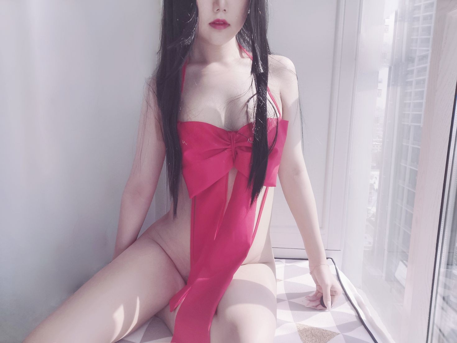 美女动漫博主eloise软软性感Cosplay写真蝴蝶结 (80)