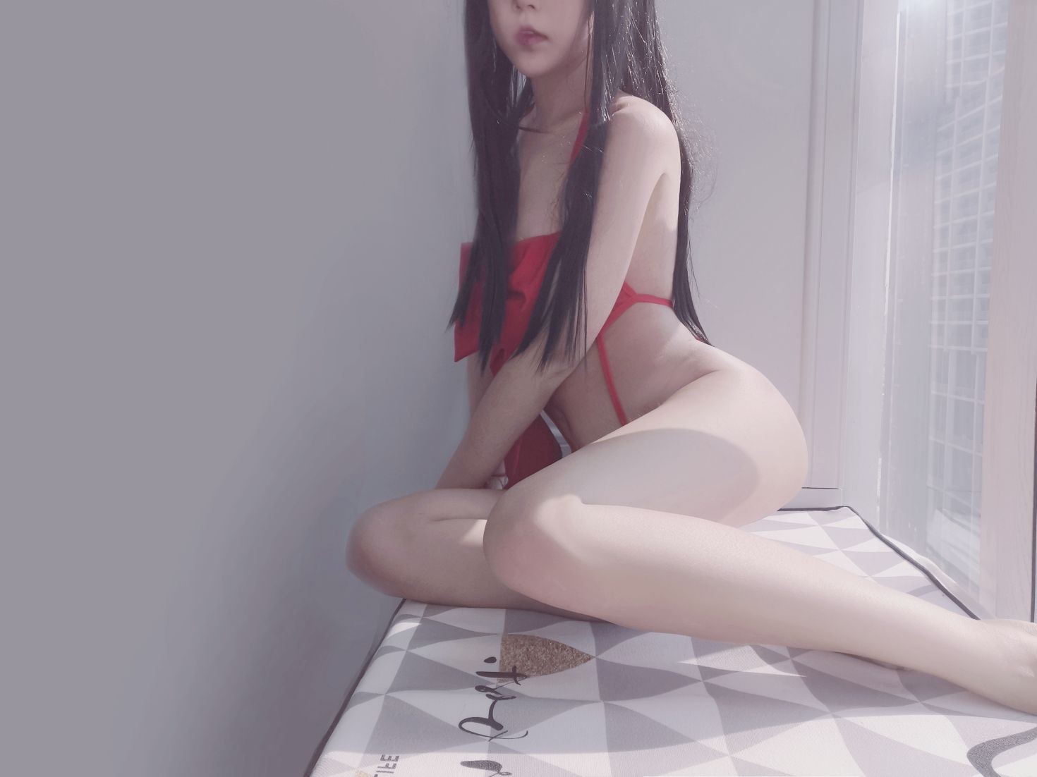 美女动漫博主eloise软软性感Cosplay写真蝴蝶结 (49)