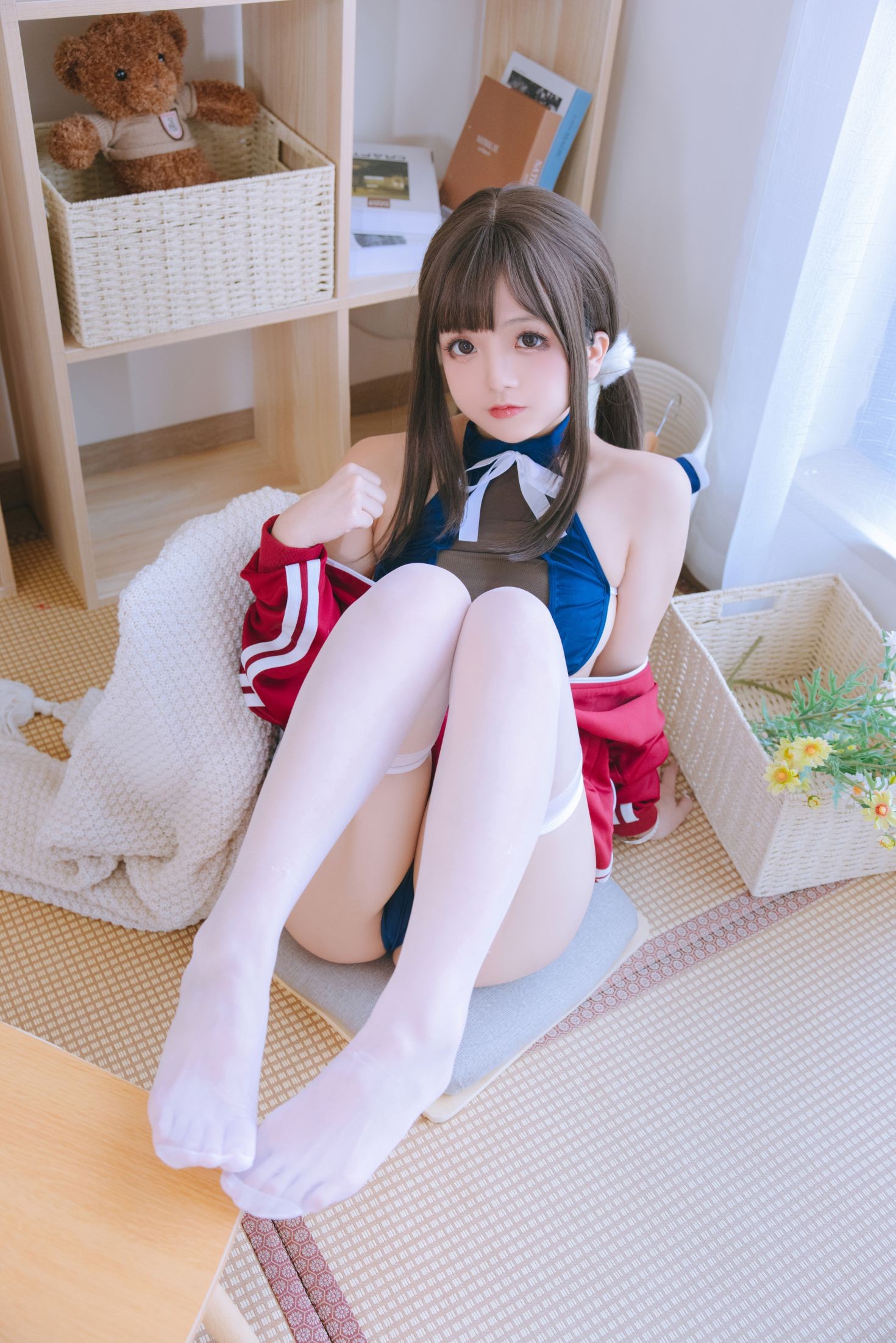 美女动漫博主日奈娇性感Cosplay写真网纱库水 (54)