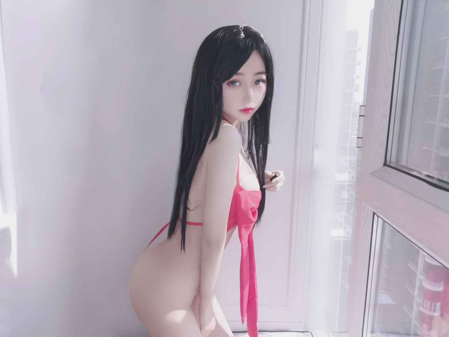 美女动漫博主eloise软软性感Cosplay写真蝴蝶结 (105)