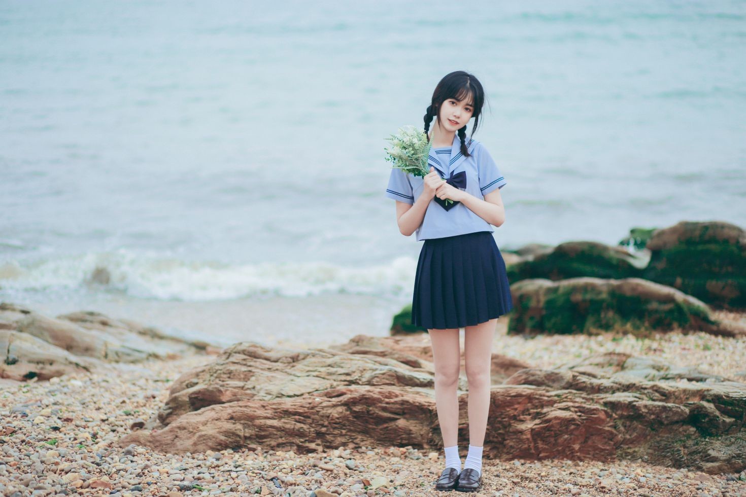 YITUYU艺图语模特唯美写真2022.07.28期夏日海边的少女 淺櫻桃奈 (24)