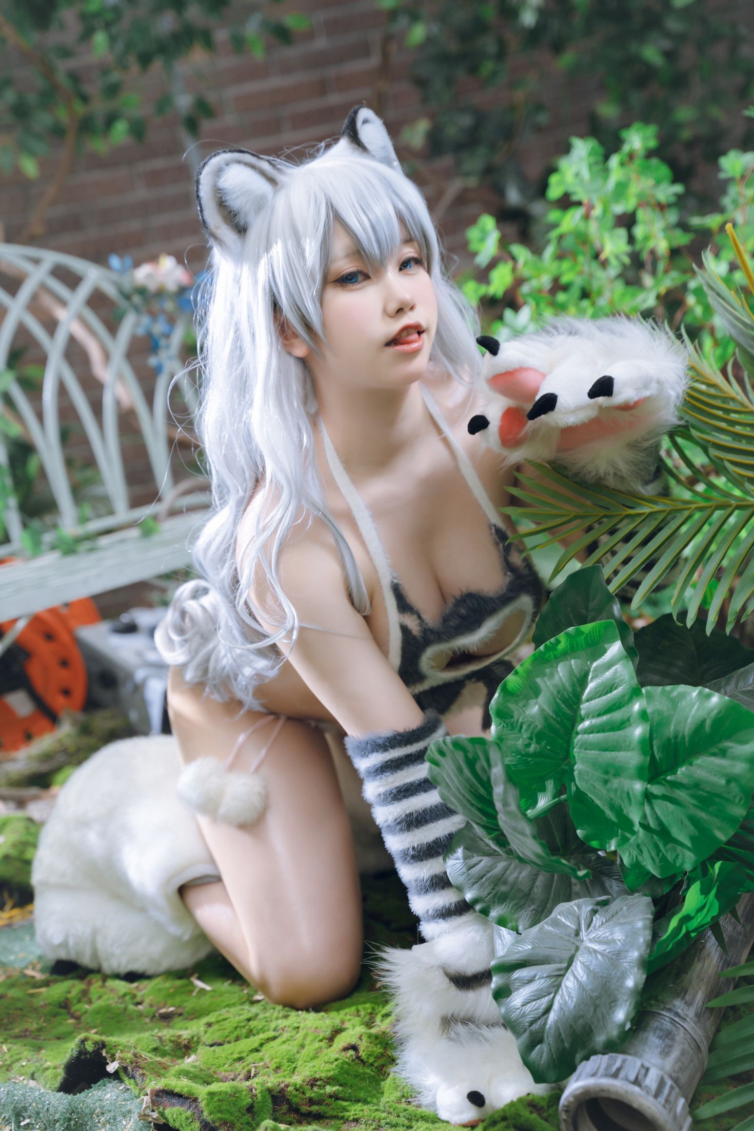 美女动漫博主一北亦北性感Cosplay写真白虎兽娘福瑞 (21)