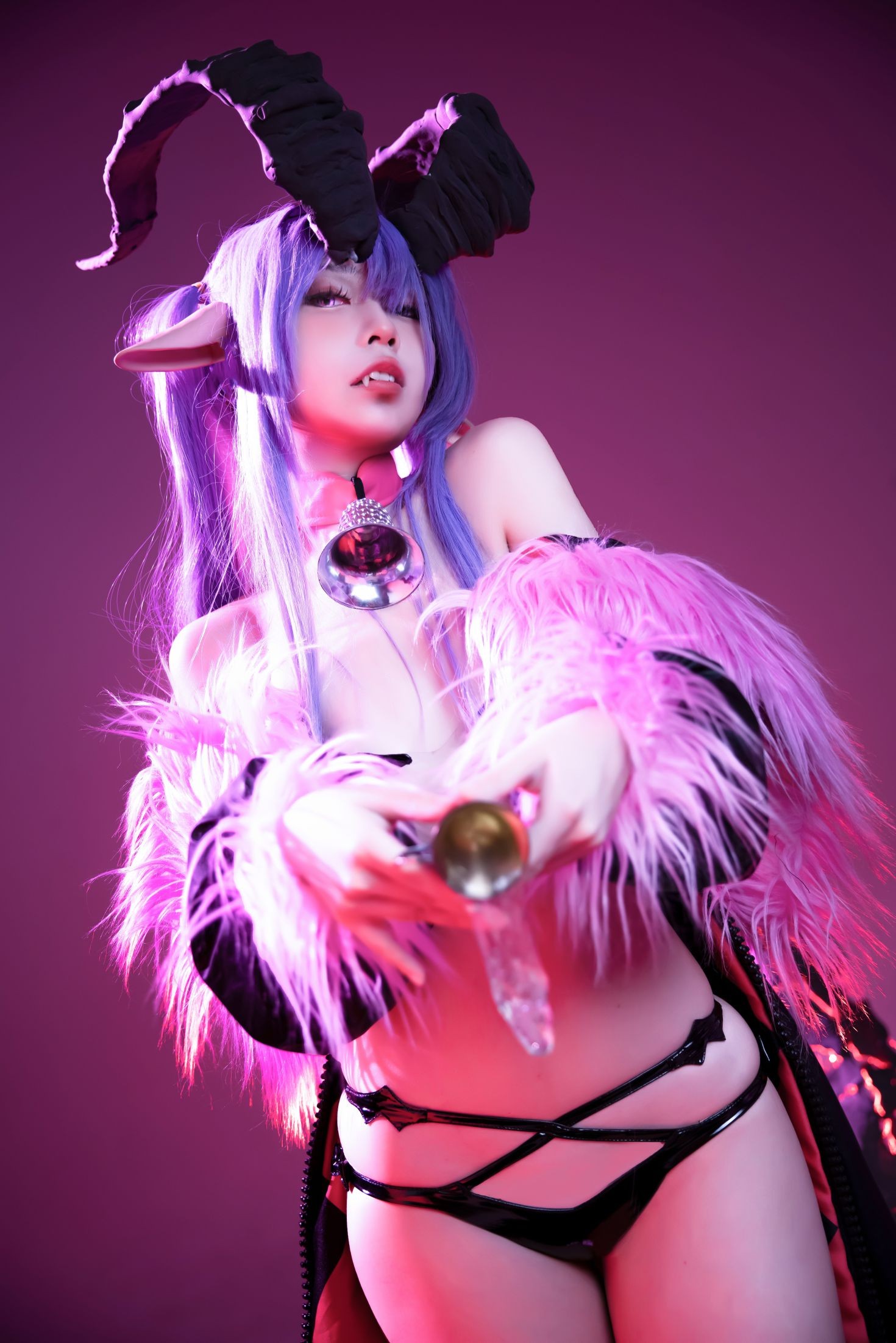 美女动漫博主G44不会受伤性感Cosplay写真咩咩子 (4)