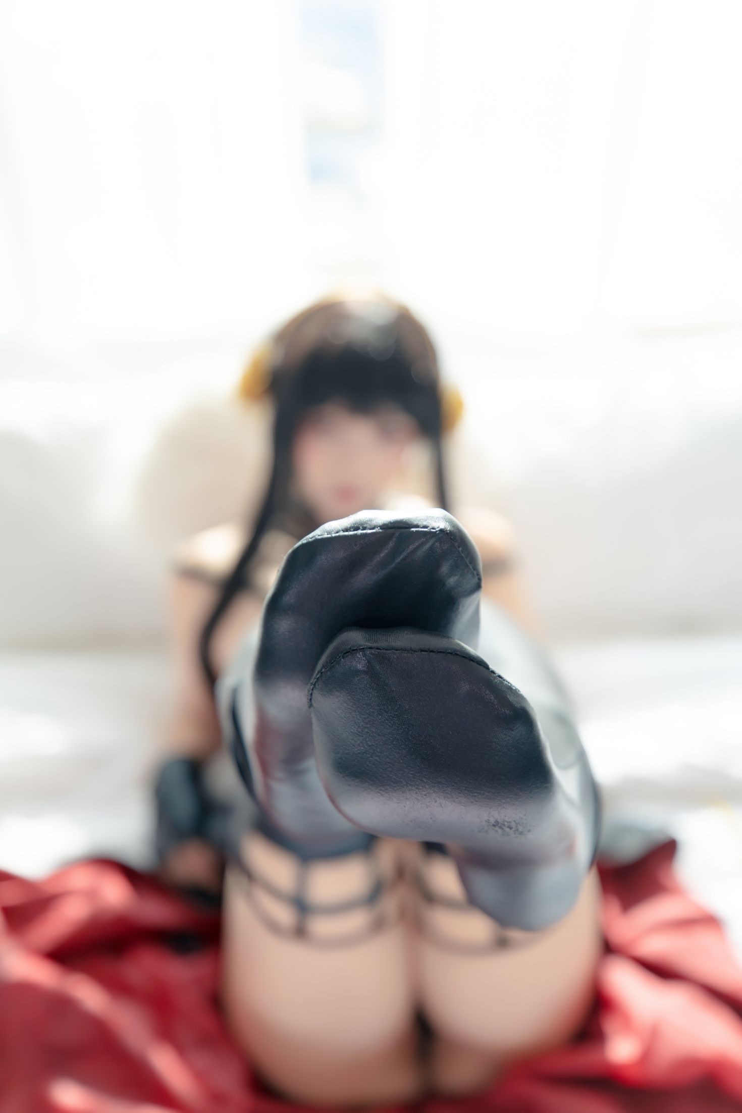 美女动漫博主神楽板真冬性感Cosplay写真约尔太太 (41)