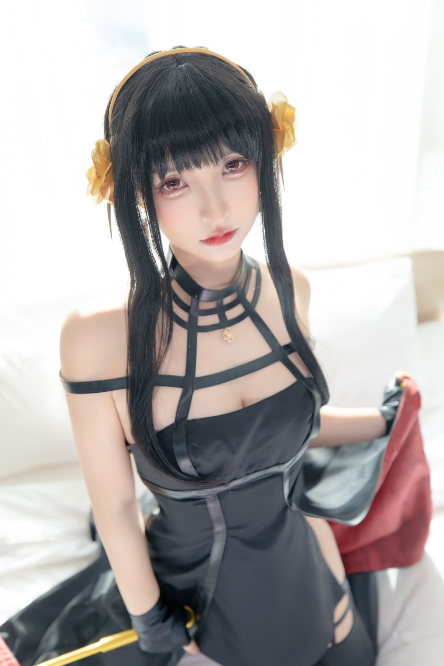 美女动漫博主神楽板真冬性感Cosplay写真约尔太太 (37)