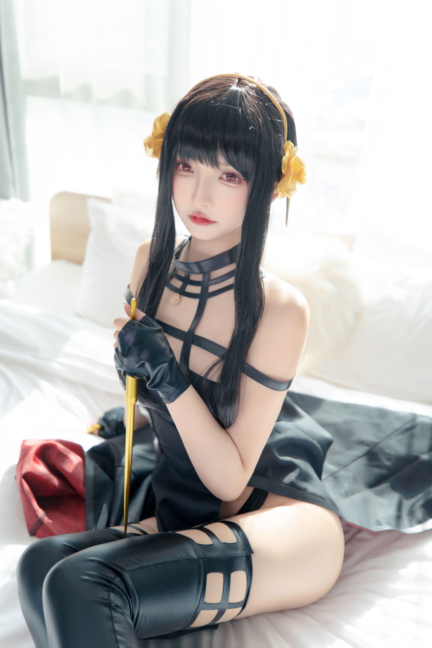 美女动漫博主神楽板真冬性感Cosplay写真约尔太太 (6)