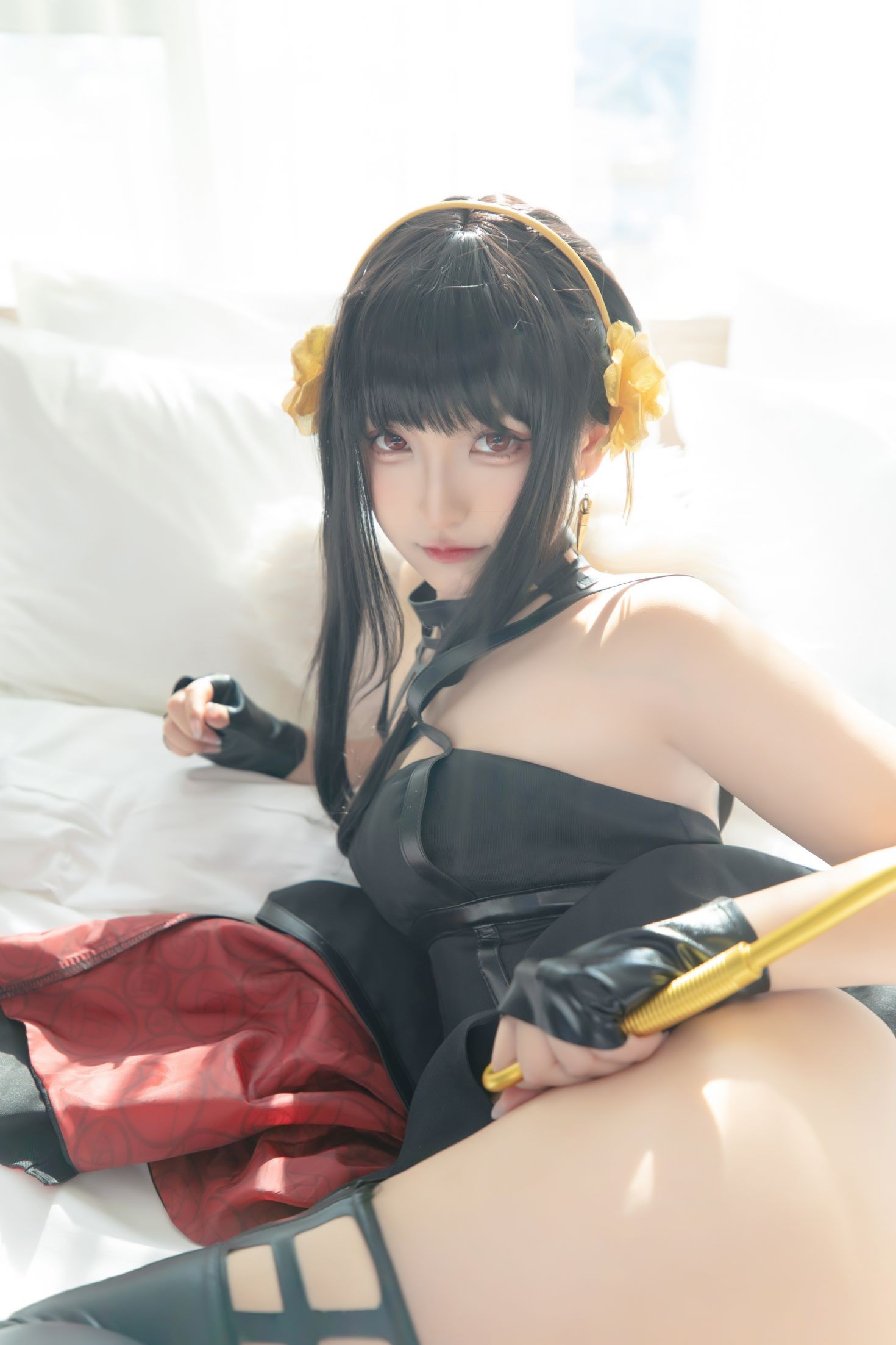 美女动漫博主神楽板真冬性感Cosplay写真约尔太太 (70)