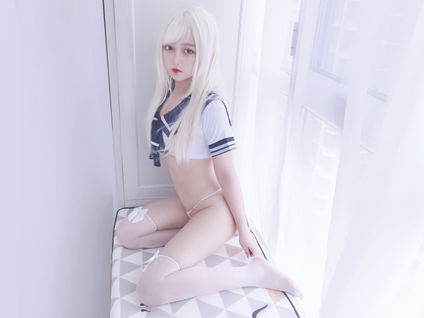 美女动漫博主eloise软软性感Cosplay写真水手服 (66)