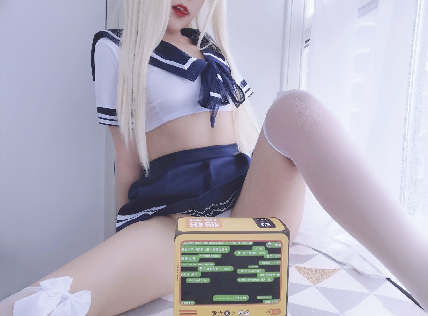 美女动漫博主eloise软软性感Cosplay写真水手服 (56)