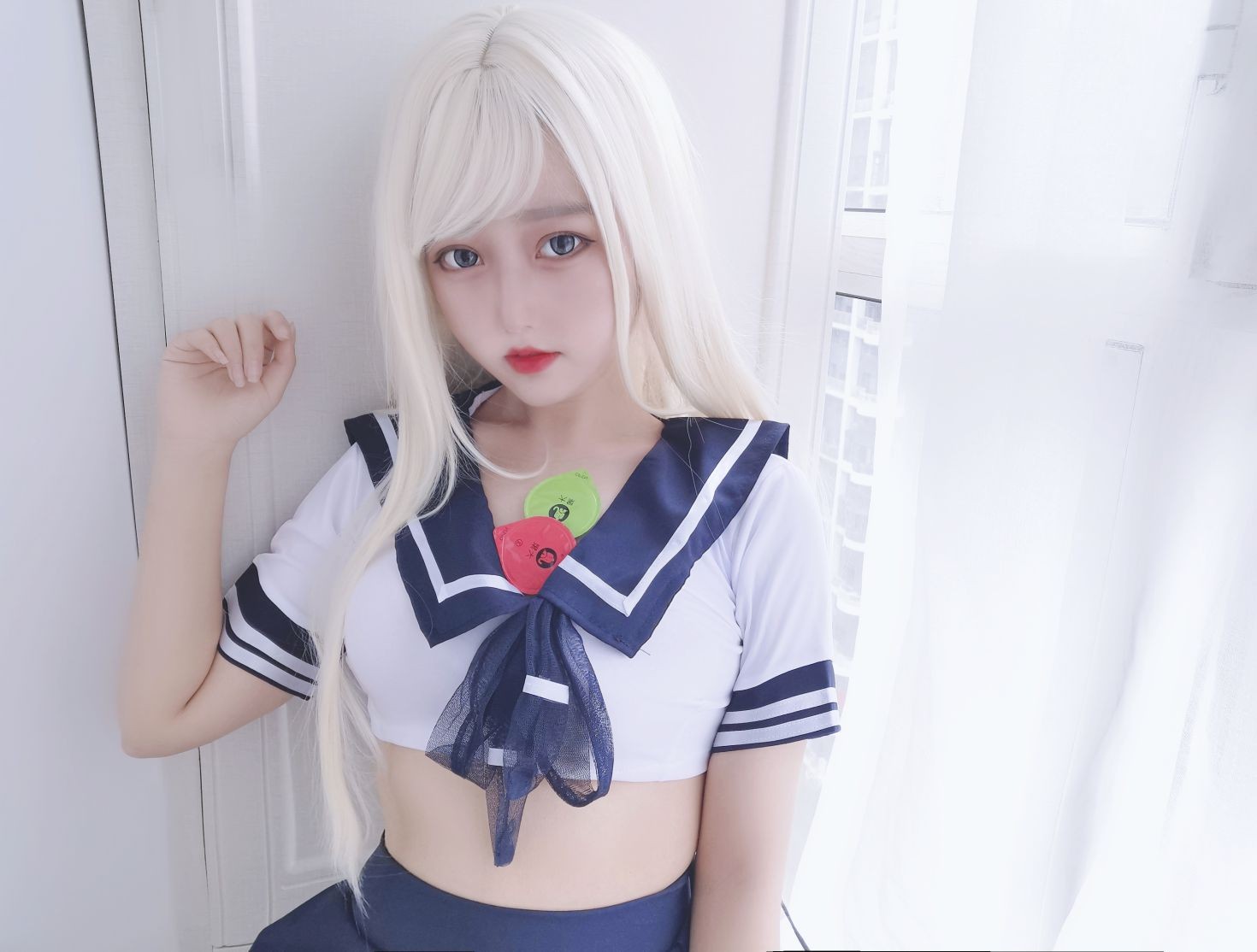 美女动漫博主eloise软软性感Cosplay写真水手服 (16)