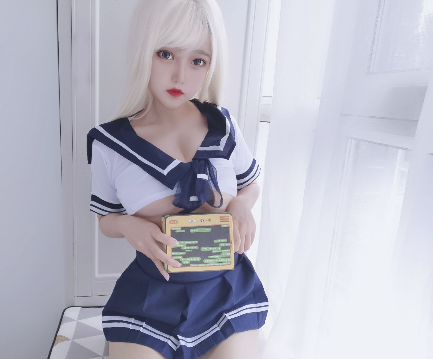 美女动漫博主eloise软软性感Cosplay写真水手服 (48)