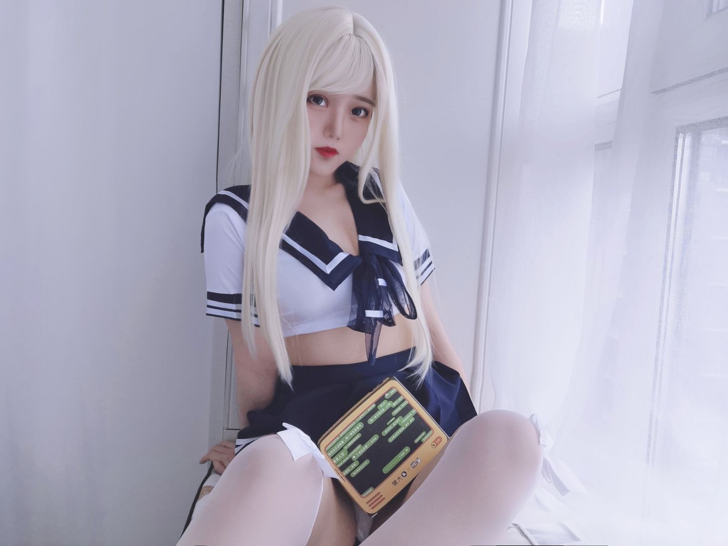 美女动漫博主eloise软软性感Cosplay写真水手服 (57)