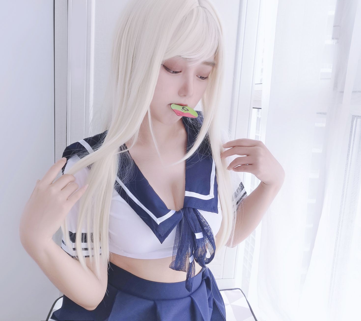 美女动漫博主eloise软软性感Cosplay写真水手服 (26)