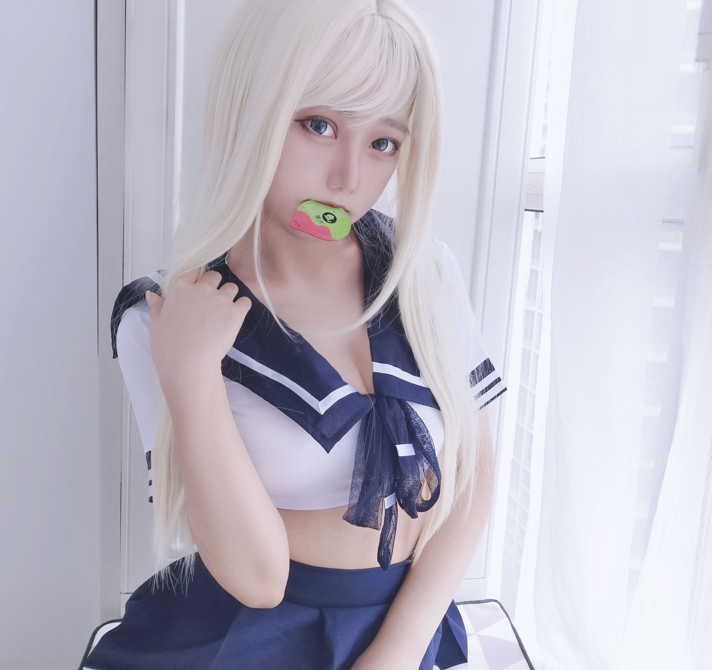 美女动漫博主eloise软软性感Cosplay写真水手服 (17)