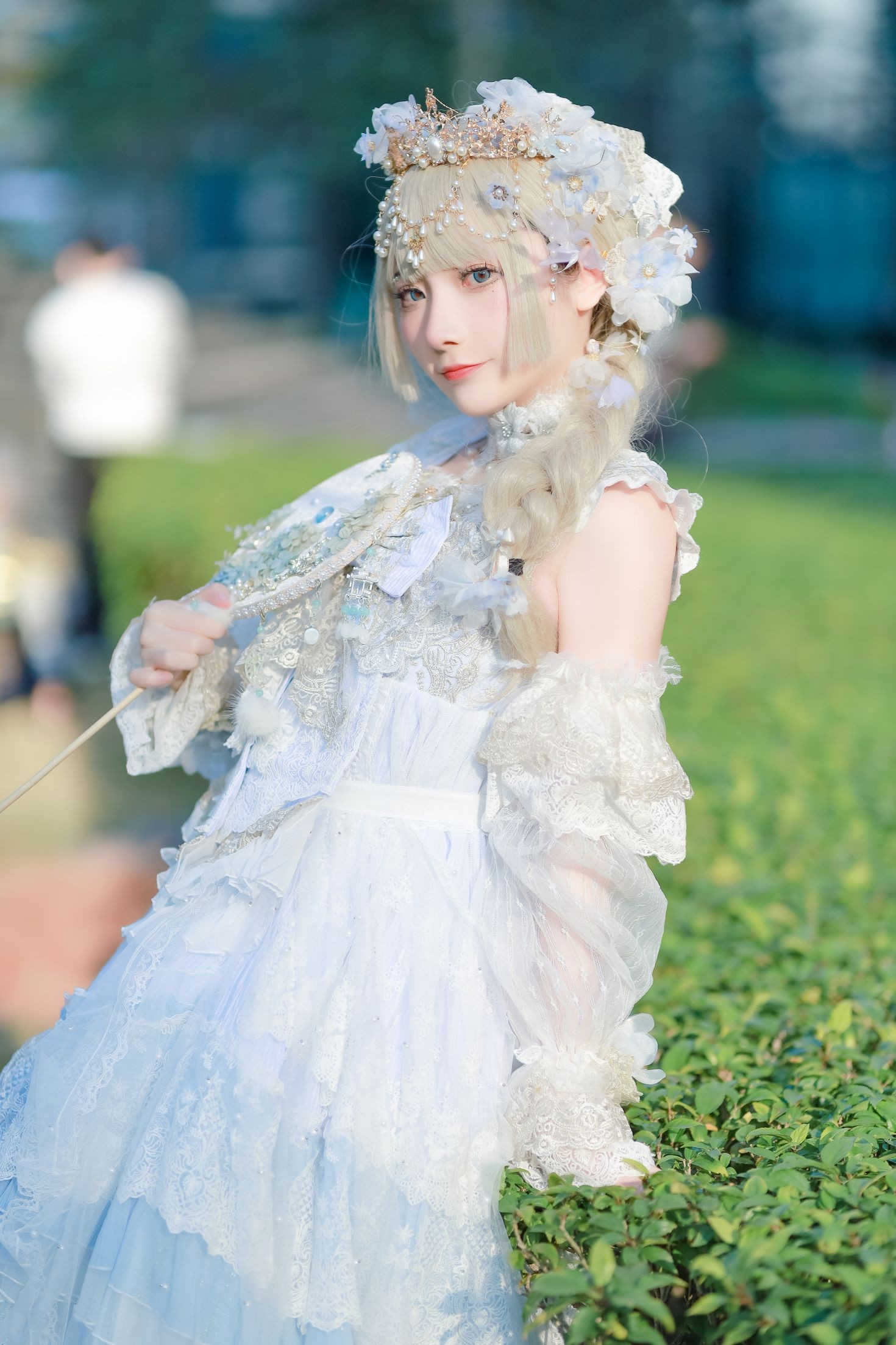 美女动漫博主是三不是世性感Cosplay写真霜雪星辰 (21)