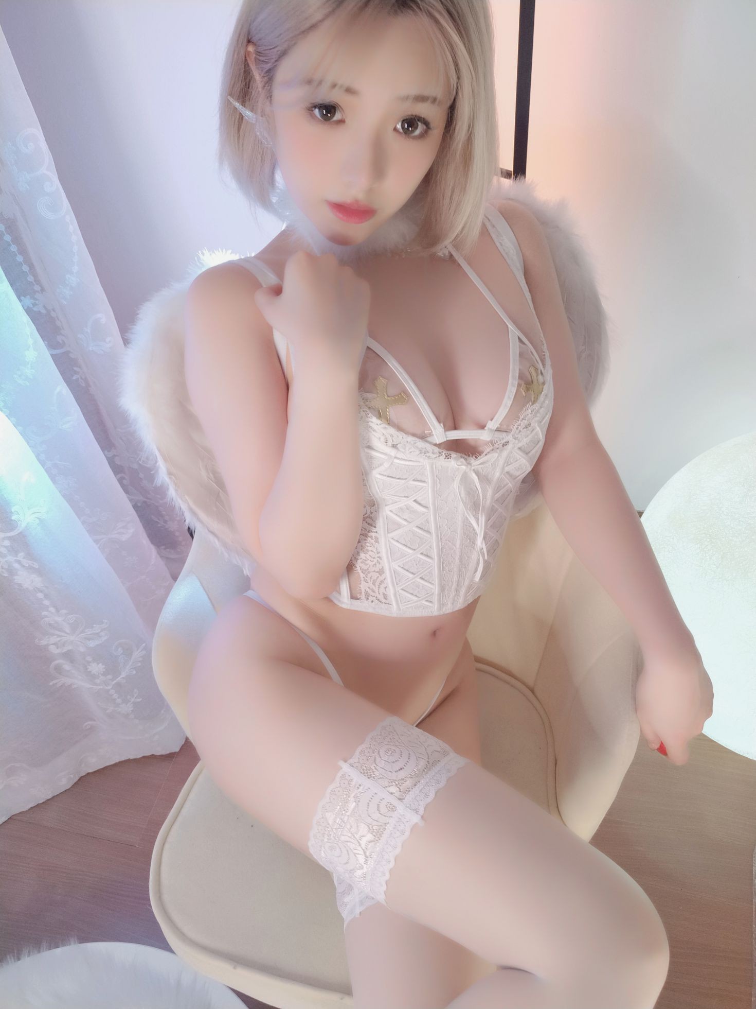 美女动漫博主雯妹性感Cosplay写真万圣节白天是 (49)