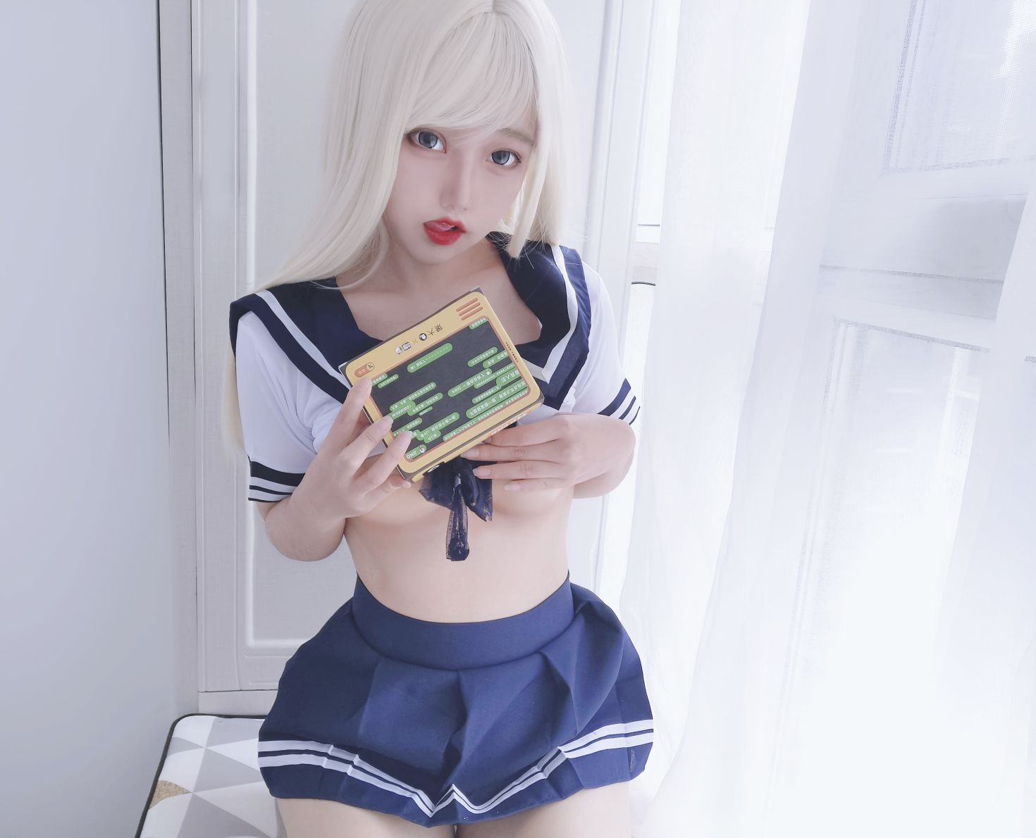 美女动漫博主eloise软软性感Cosplay写真水手服 (42)