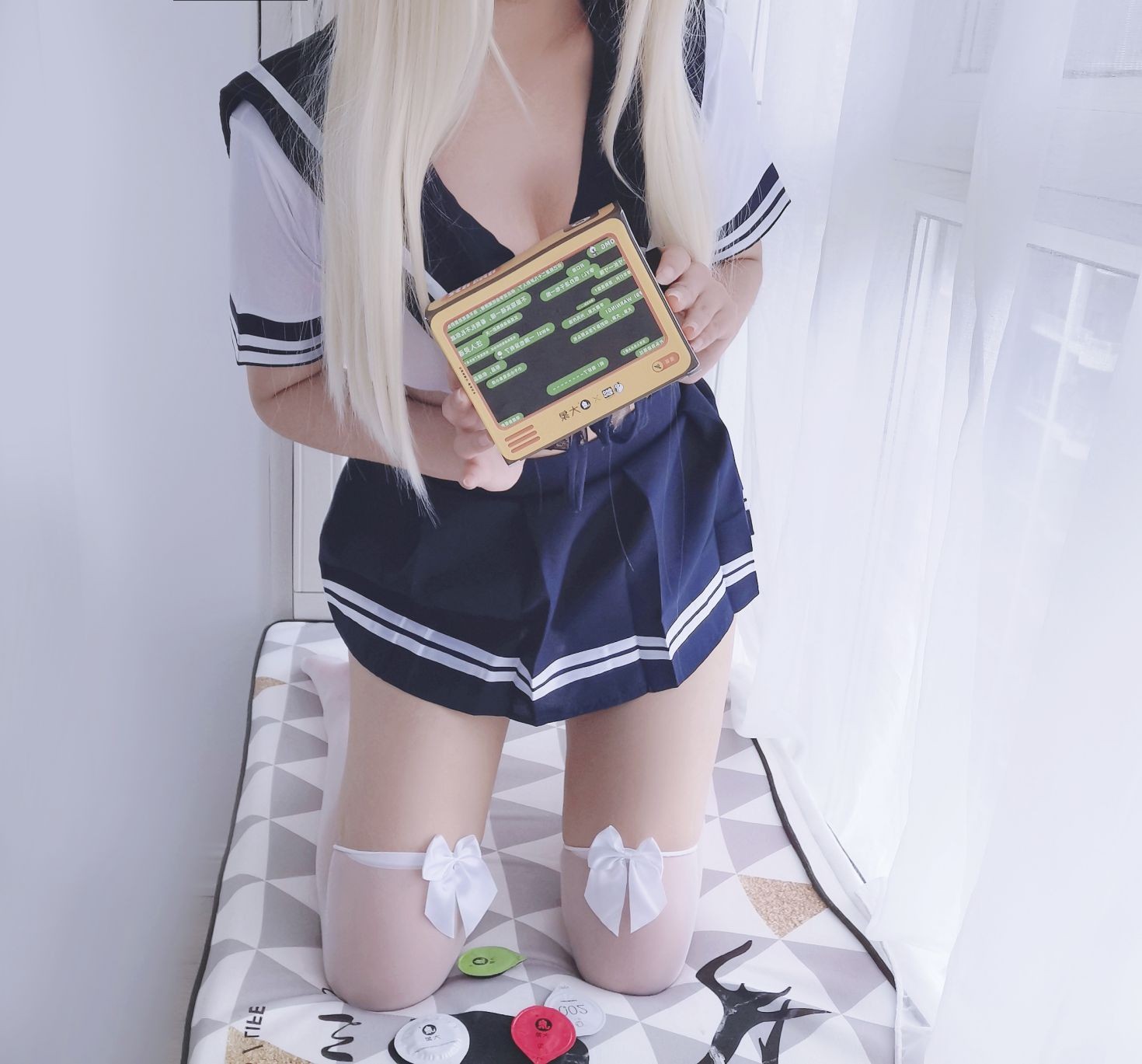 美女动漫博主eloise软软性感Cosplay写真水手服 (45)