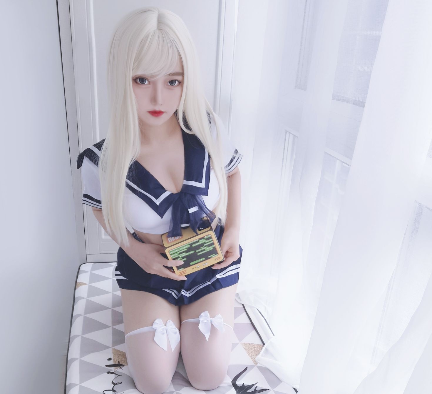 美女动漫博主eloise软软性感Cosplay写真水手服 (50)